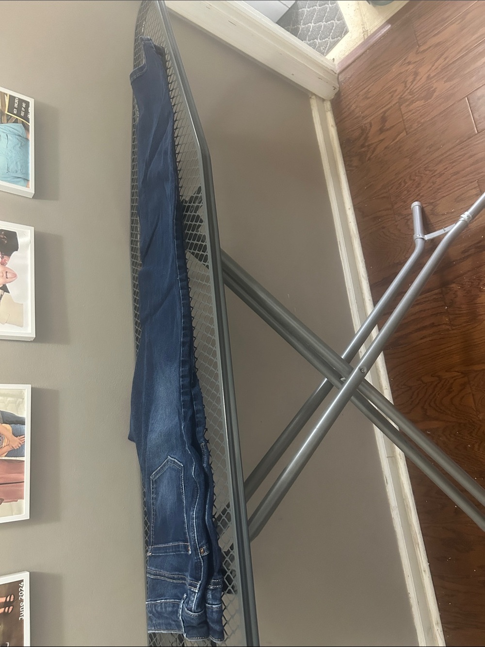Maurices Slim Straight Jeans in Dark Indigo Blue